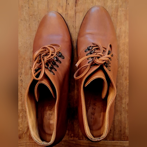 Sezane Heeled Leather Boots - Picture 5 of 10